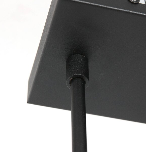 Steinhauer Lampa wisząca Stang, możliwość ściemniania, czarny, salon / jadalnia, metal, nowoczesny