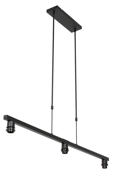 Steinhauer Lampa wisząca Stang, możliwość ściemniania, czarny, salon / jadalnia, metal, nowoczesny