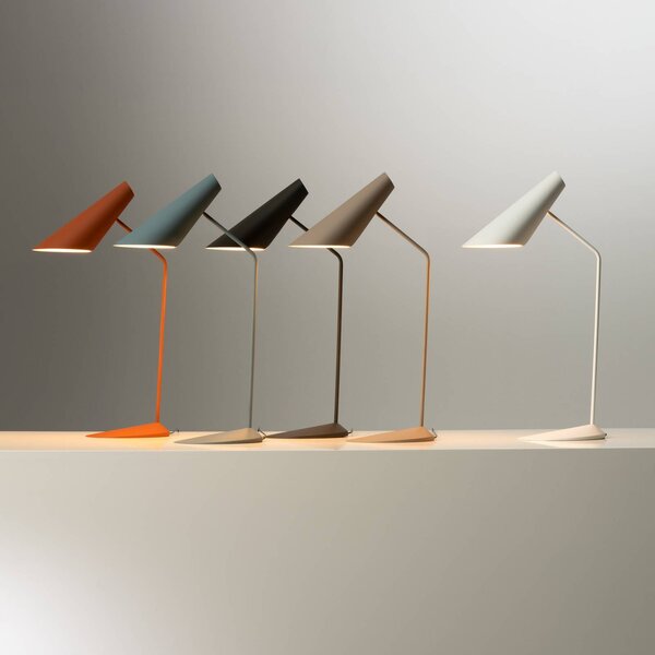 Vibia Lampa stołowa I.Cono, możliwość ściemniania, brązowy / rdzawy, salon / jadalnia, tworzywo sztuczne, design