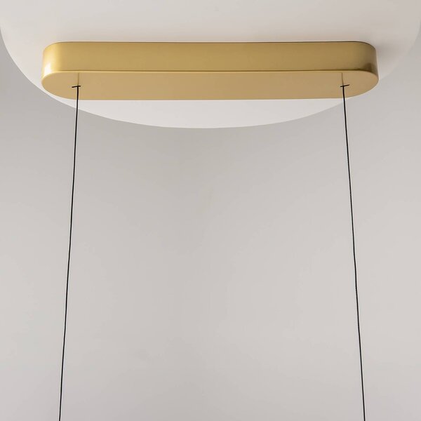 Maytoni Lampa wisząca Spirito, możliwość ściemniania, mosiężny / złoty, salon / jadalnia, metal, nowoczesny
