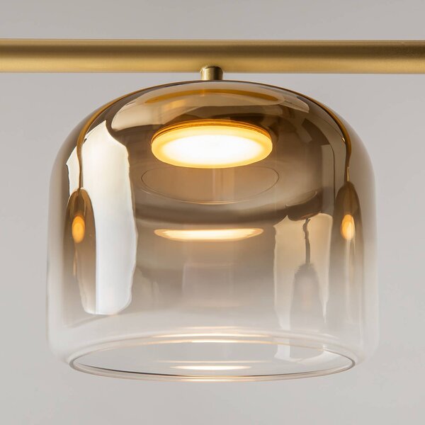 Maytoni Lampa wisząca Spirito, możliwość ściemniania, mosiężny / złoty, salon / jadalnia, metal, nowoczesny