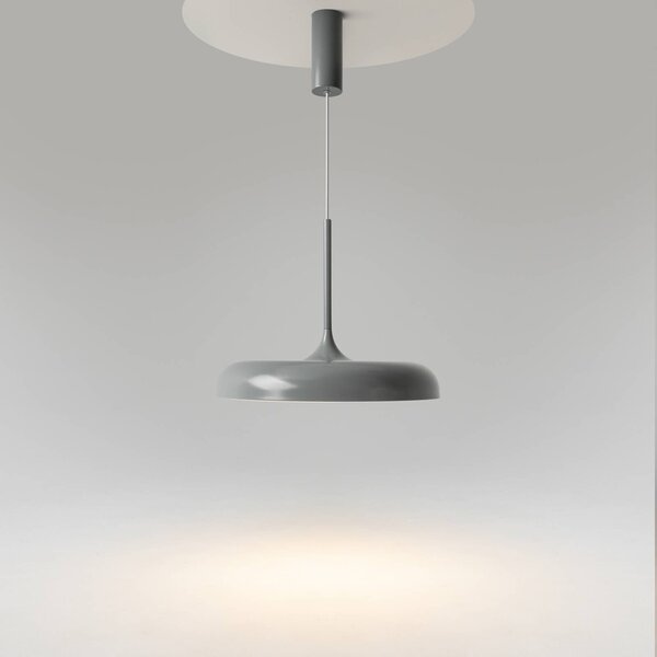 Maytoni Lampa wisząca Gerhard, aluminiowy / szary / cynkowy, salon / jadalnia, metal, nowoczesny