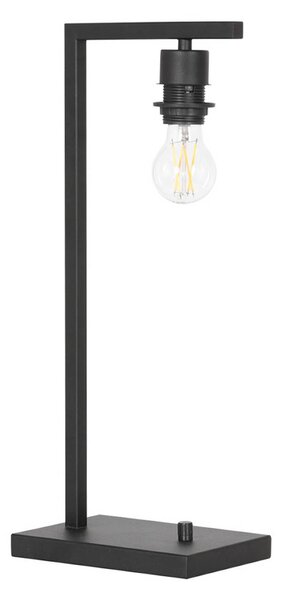 Steinhauer Lampa stołowa Stang, czarny, salon / jadalnia, metal, nowoczesny