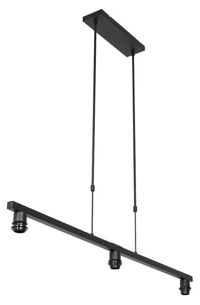 Steinhauer Lampa wisząca Stang, możliwość ściemniania, czarny, salon / jadalnia, metal, nowoczesny