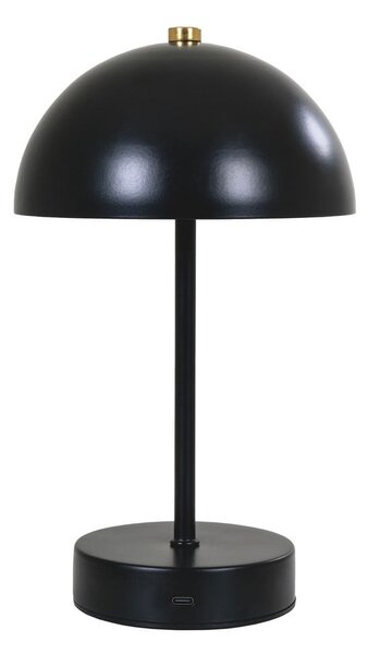 Lampa stołowa LED w kolorze czerni z połyskiem (wysokość 25 cm) Holt – House Nordic