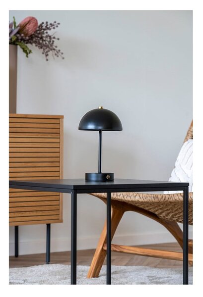 Lampa stołowa LED w kolorze czerni z połyskiem (wysokość 25 cm) Holt – House Nordic