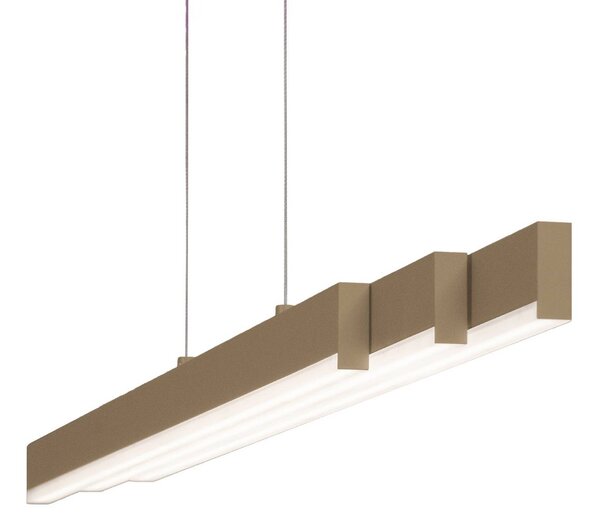 FISCHER & HONSEL Lampa wisząca Vayana, możliwość ściemniania, brązowy / rdzawy, salon / jadalnia, metal, nowoczesny