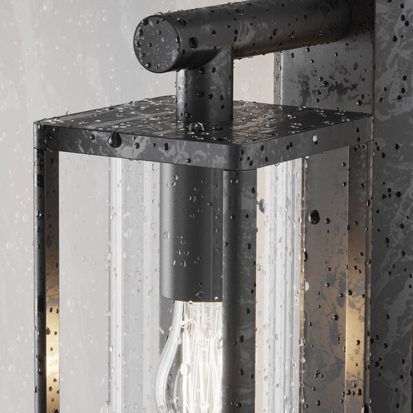 Maytoni Kinkiet zewnętrzny Cell, możliwość ściemniania, aluminiowy / szary / cynkowy, aluminium