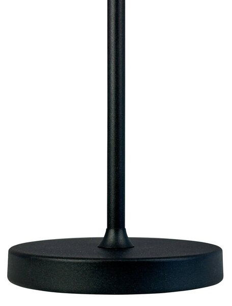 Dyberg Larsen Lampa stołowa LED Starlight, możliwość ściemniania, czarny, salon / jadalnia, metal, skandynawski