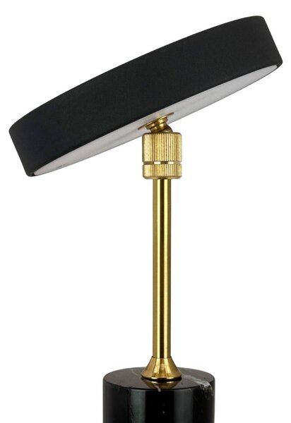 Dyberg Larsen Lampa stołowa LED Starlight, możliwość ściemniania, czarny, salon / jadalnia, metal, design