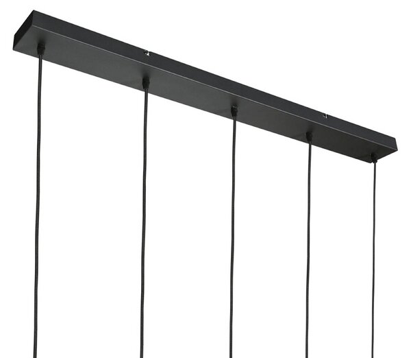 Mexlite Lampa wisząca Glimsy, możliwość ściemniania, aluminiowy / szary / cynkowy, salon / jadalnia, szkło