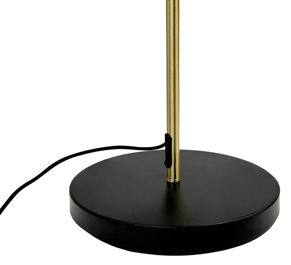 Dyberg Larsen Lampa stojąca Ocean, czarny, salon / jadalnia, metal, skandynawski
