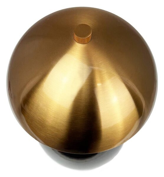 Dyberg Larsen Lampa stołowa Manhatten, możliwość ściemniania, czarny, salon / jadalnia, ceramika, skandynawski
