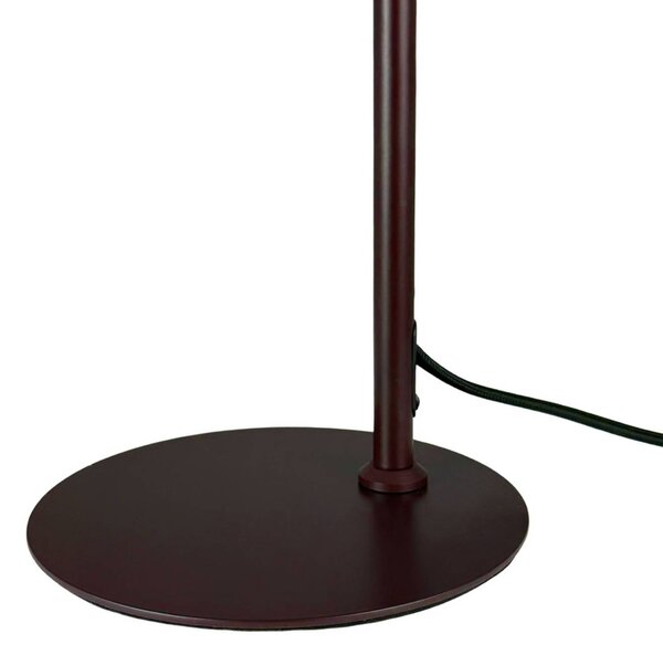 Dyberg Larsen Lampa stołowa DL12 Mini, brązowy / rdzawy, salon / jadalnia, metal, skandynawski