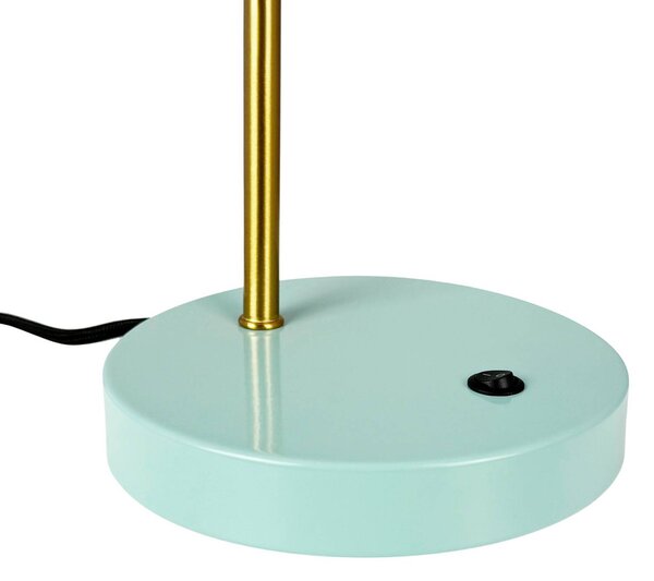 Dyberg Larsen Lampa stołowa Ocean Flex, żółty / pomarańczowy, salon / jadalnia, metal, skandynawski