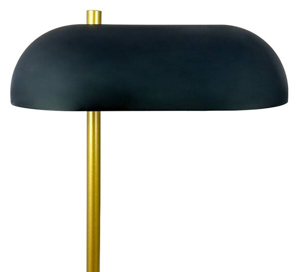 Dyberg Larsen Lampa stołowa Arch Mini, czarny, salon / jadalnia, metal, skandynawski