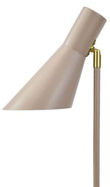 Dyberg Larsen Lampa stojąca DL12, kremowy / amber, salon / jadalnia, metal, skandynawski