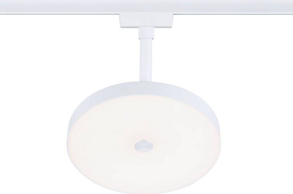 Paulmann URail spot LED Hildor, biały sygnałowy, 3000 K, ściemniany możliwość ściemniania, biały / opal, biuro, metal, nowoczesny