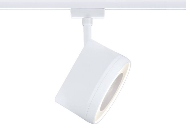 Paulmann URail spot LED Arena, biały sygnałowy, 2700 K, ściemniany możliwość ściemniania, biały / opal, salon / jadalnia, metal, nowoczesny
