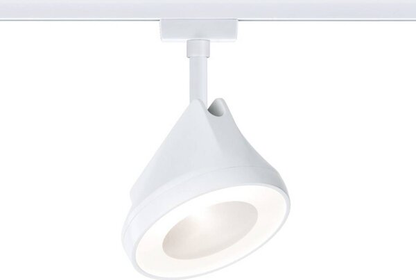 Paulmann URail spot LED Arena, biały sygnałowy, 2700 K, ściemniany możliwość ściemniania, biały / opal, salon / jadalnia, metal, nowoczesny
