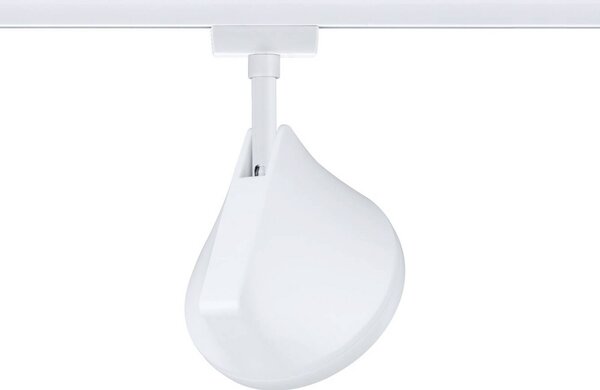 Paulmann URail spot LED Arena, biały sygnałowy, 2700 K, ściemniany możliwość ściemniania, biały / opal, salon / jadalnia, metal, nowoczesny