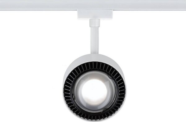 Paulmann Paulman URail spot LED Aldan, biały sygnałowy, White Switch Aldan, biały / opal, salon / jadalnia, metal, nowoczesny