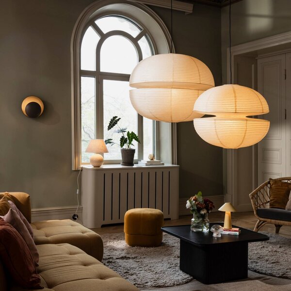 Globen Lighting Kinkiet Orbit, brązowy / rdzawy, salon / jadalnia, metal, design