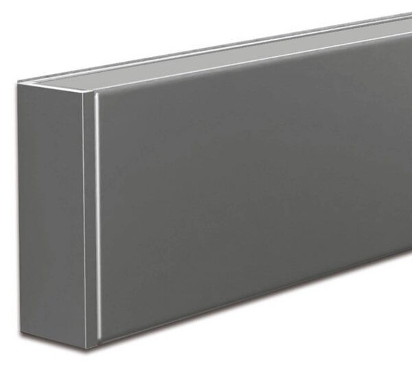 Hera Kinkiet INTERO-LINE, możliwość ściemniania, aluminiowy / szary / cynkowy, salon / jadalnia, aluminium, nowoczesny