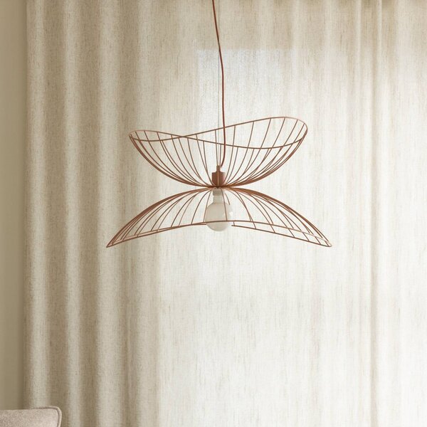 Globen Lighting Lampa wisząca RAY, możliwość ściemniania, fioletowy / różowy / bladoróżowy, salon / jadalnia, metal, nowoczesny