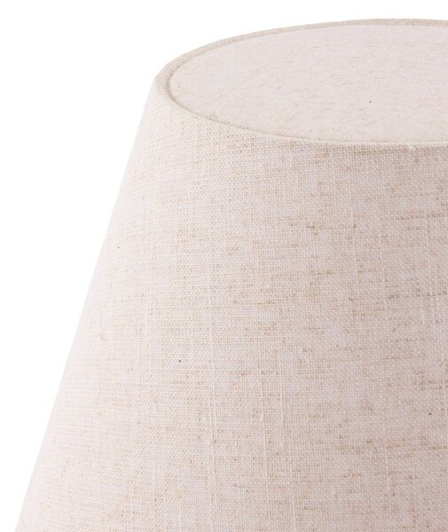 Globen Lighting Lampa stojąca Gino, kremowy / amber, salon / jadalnia, tkanina / materiał / jedwab, design