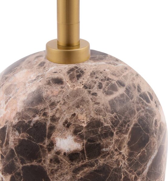 Globen Lighting Lampa stojąca Gino, kremowy / amber, salon / jadalnia, tkanina / materiał / jedwab, design