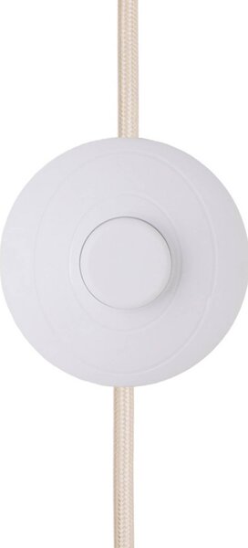 Globen Lighting Lampa stojąca Noah, biały / opal, salon / jadalnia, tkanina / materiał / jedwab, skandynawski