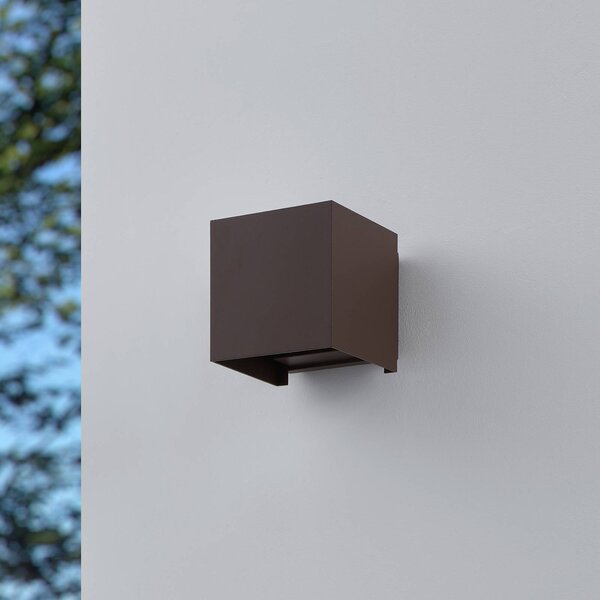 EGLO Kinkiet zewnętrzny Calpino 3, brązowy / rdzawy, aluminium, nowoczesny