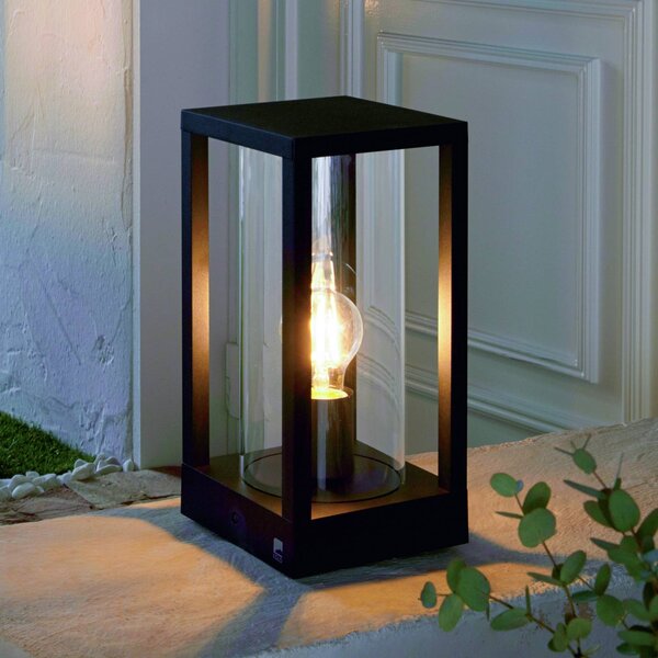 EGLO Lampa ogrodowa stojąca Cascinetta, czarny, aluminium, nowoczesny