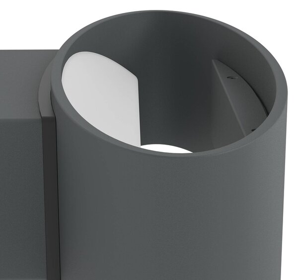 EGLO Kinkiet zewnętrzny Chinoa, czarny, aluminium, nowoczesny
