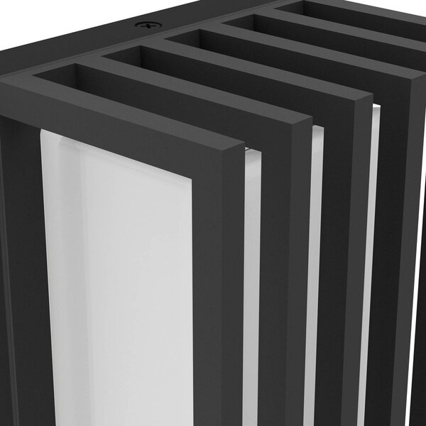 EGLO Kinkiet zewnętrzny Genovese, czarny, aluminium, nowoczesny