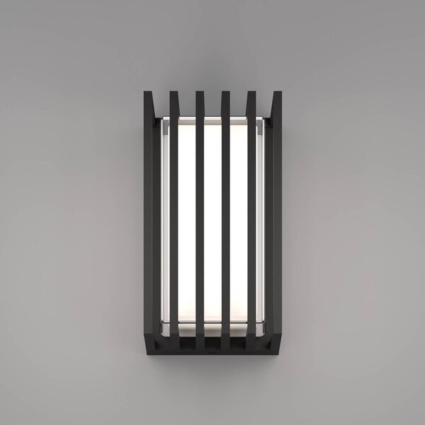 EGLO Kinkiet zewnętrzny Genovese, czarny, aluminium, nowoczesny