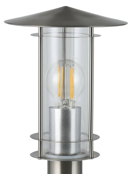 EGLO Lampa ogrodowa stojąca Lisio, aluminiowy / szary / cynkowy, stal szlachetna
