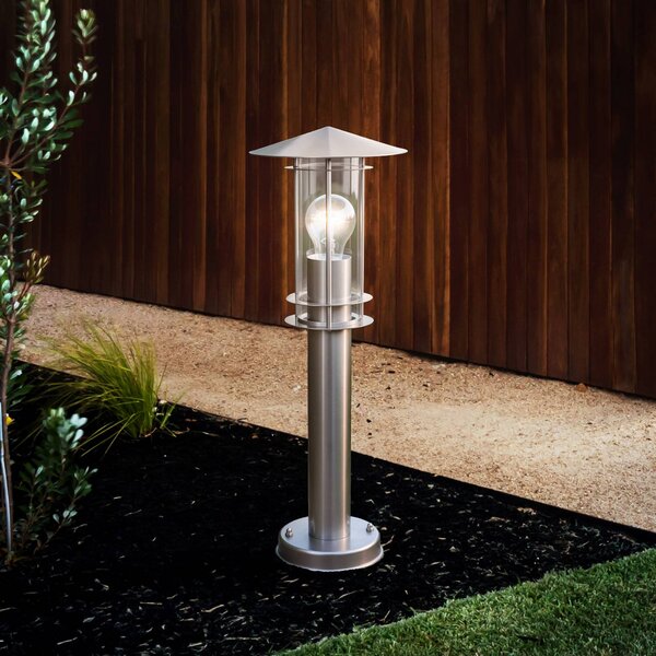 EGLO Lampa ogrodowa stojąca Lisio, aluminiowy / szary / cynkowy, stal szlachetna