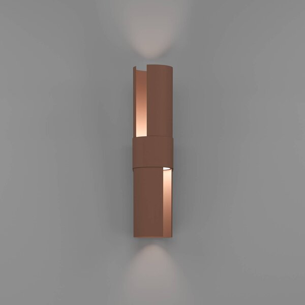 EGLO Kinkiet zewnętrzny Montelauro, brązowy / rdzawy, aluminium, nowoczesny