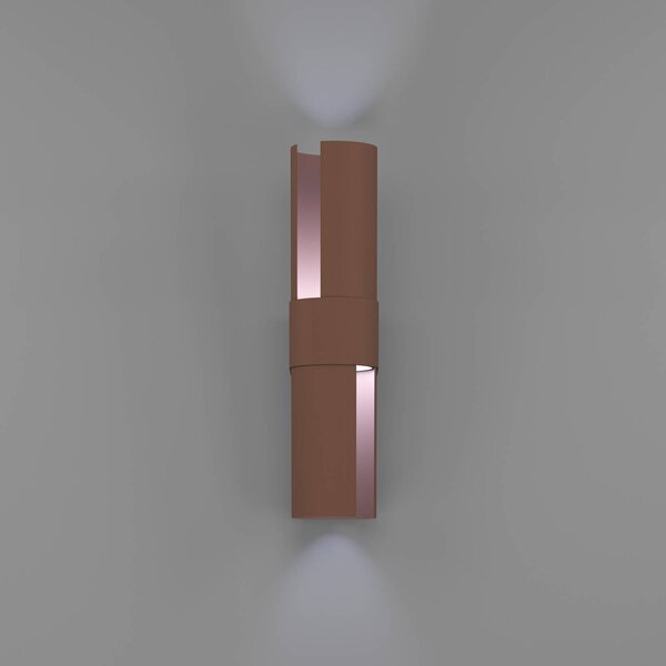 EGLO Kinkiet zewnętrzny Montelauro, brązowy / rdzawy, aluminium, nowoczesny