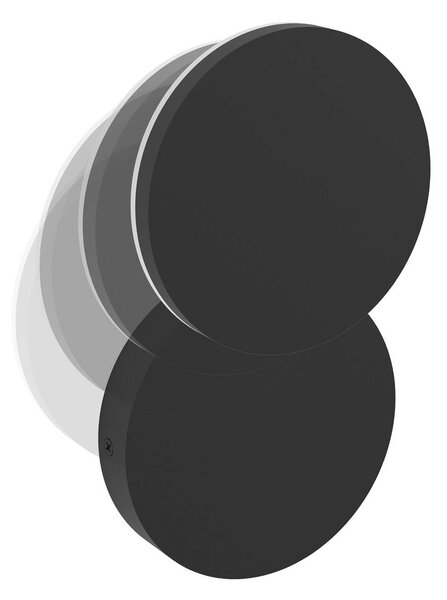 EGLO Kinkiet zewnętrzny Pedersano, czarny, aluminium, nowoczesny