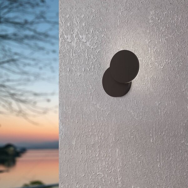 EGLO Kinkiet zewnętrzny Pedersano, czarny, aluminium, nowoczesny
