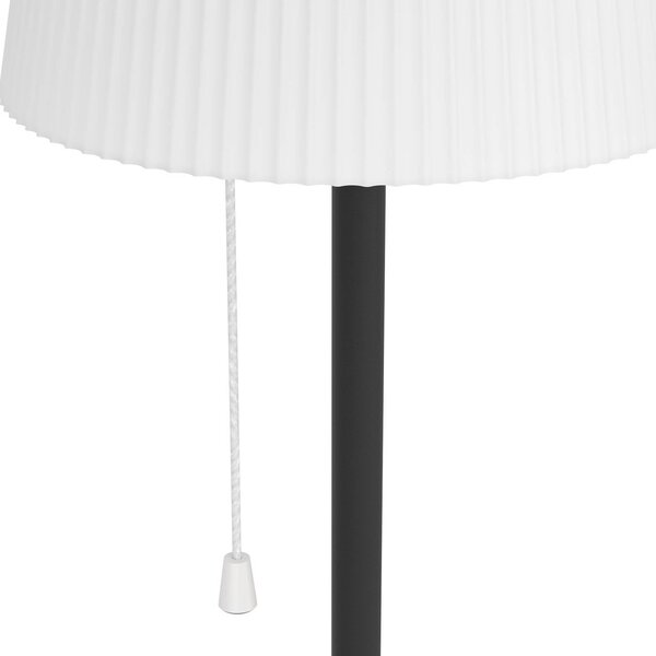 EGLO Lampa tarasowa solarna LED Scordiano-L, czarna, wysokość 120 cm Scordiano-L, czarny, metal, nowoczesny
