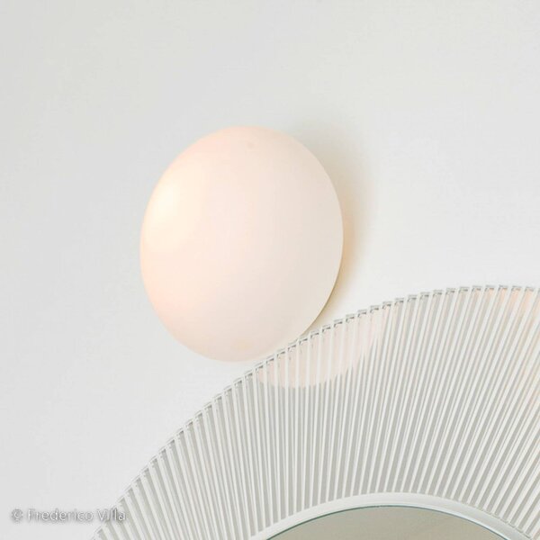Artemide Kinkiet designerski Dioscuri, możliwość ściemniania, biały / opal, przedpokój, szkło, design