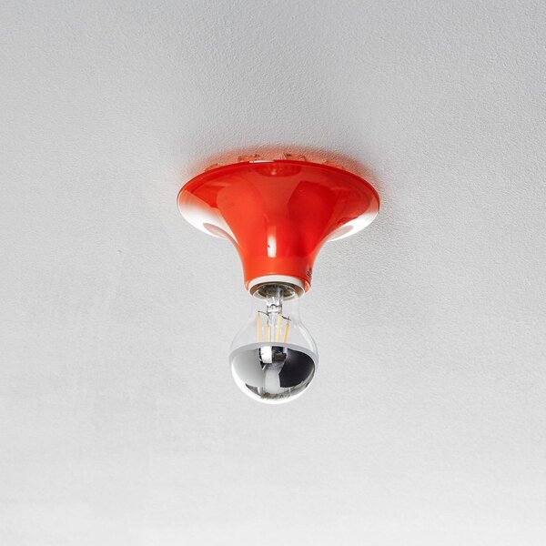 Artemide Lampa sufitowa designerska Teti, możliwość ściemniania, żółty / pomarańczowy, salon / jadalnia, tworzywo sztuczne, design