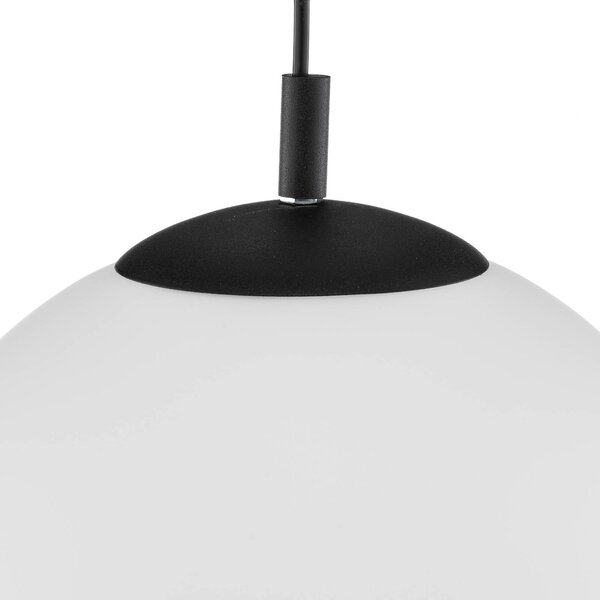 Lampa wisząca szklana 562 ALDEX, możliwość ściemniania, biały / opal, salon / jadalnia, szkło, nowoczesny