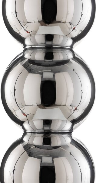 Lampa stojąca Fulda Argon, czarny, salon / jadalnia, tkanina / materiał / jedwab