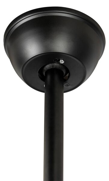Wentylator sufitowy LED Lucande Divian, czarny, DC, cichy, CCT Divian, czarny, salon / jadalnia, metal, nowoczesny