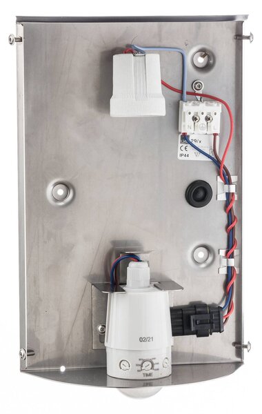CMD Lampa zewnętrzna z czujnikiem ruchu MARCO1, aluminiowy / szary / cynkowy, stal szlachetna, nowoczesny